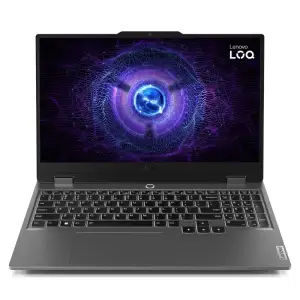 Ноутбук Lenovo 15.6FM_144Hz/i5-13450HX/16/512/RTX 4050 6G B/DOS/BL/Luna Grey 83DV01L7RA UA