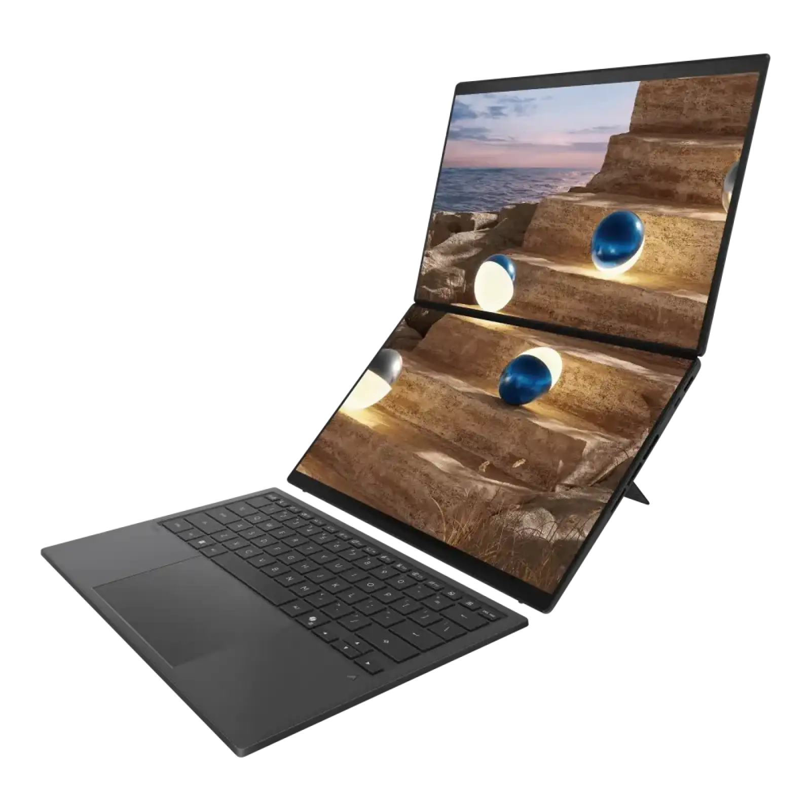 Ноутбук ASUS Zenbook DUO UX8407 Moher Gray (90NB16V1-M00ZC0) UA