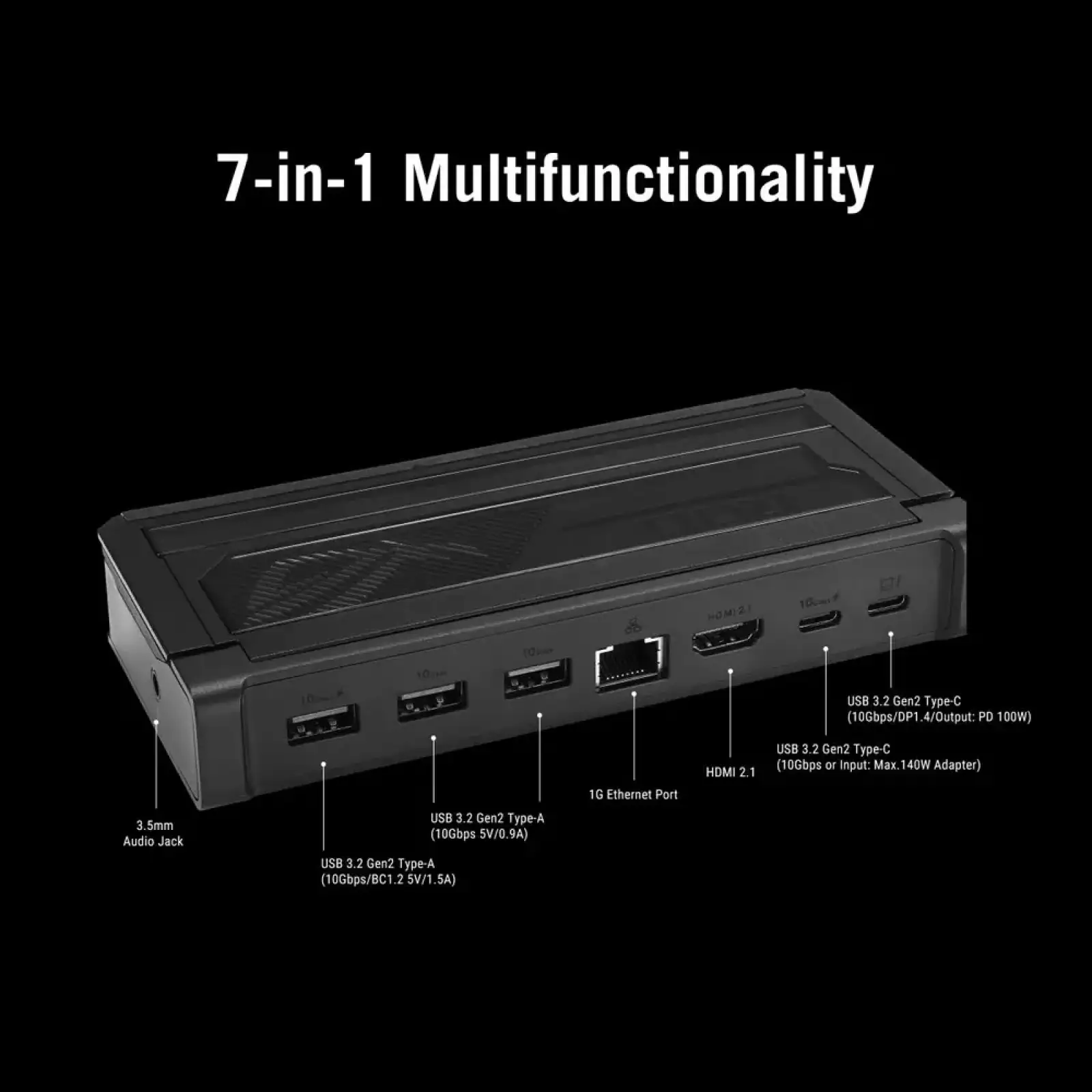Док-станція ASUS ROG Bulwark Dock DG300 (90XB0A4N-BDS000) UA