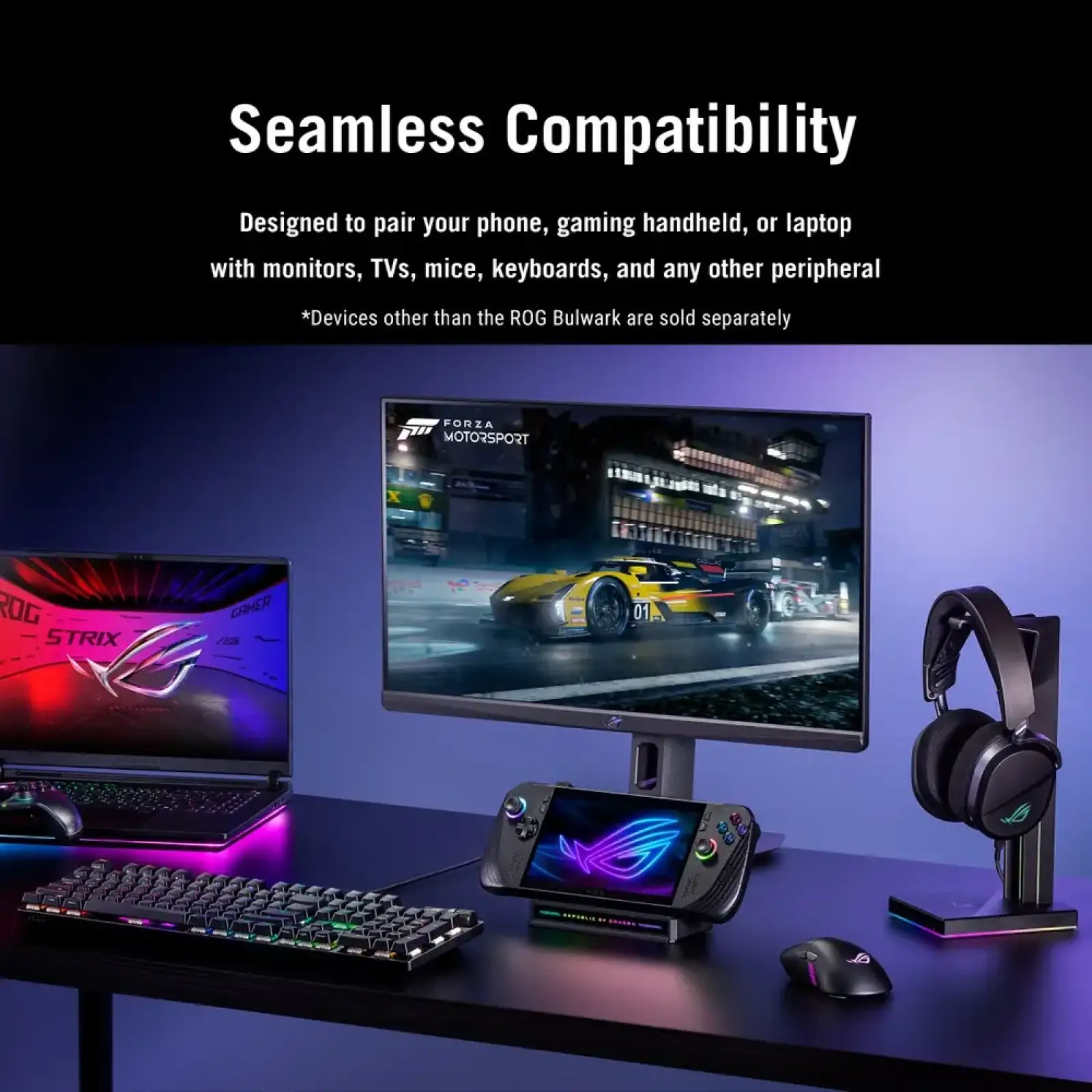Док-станція ASUS ROG Bulwark Dock DG300 (90XB0A4N-BDS000) UA