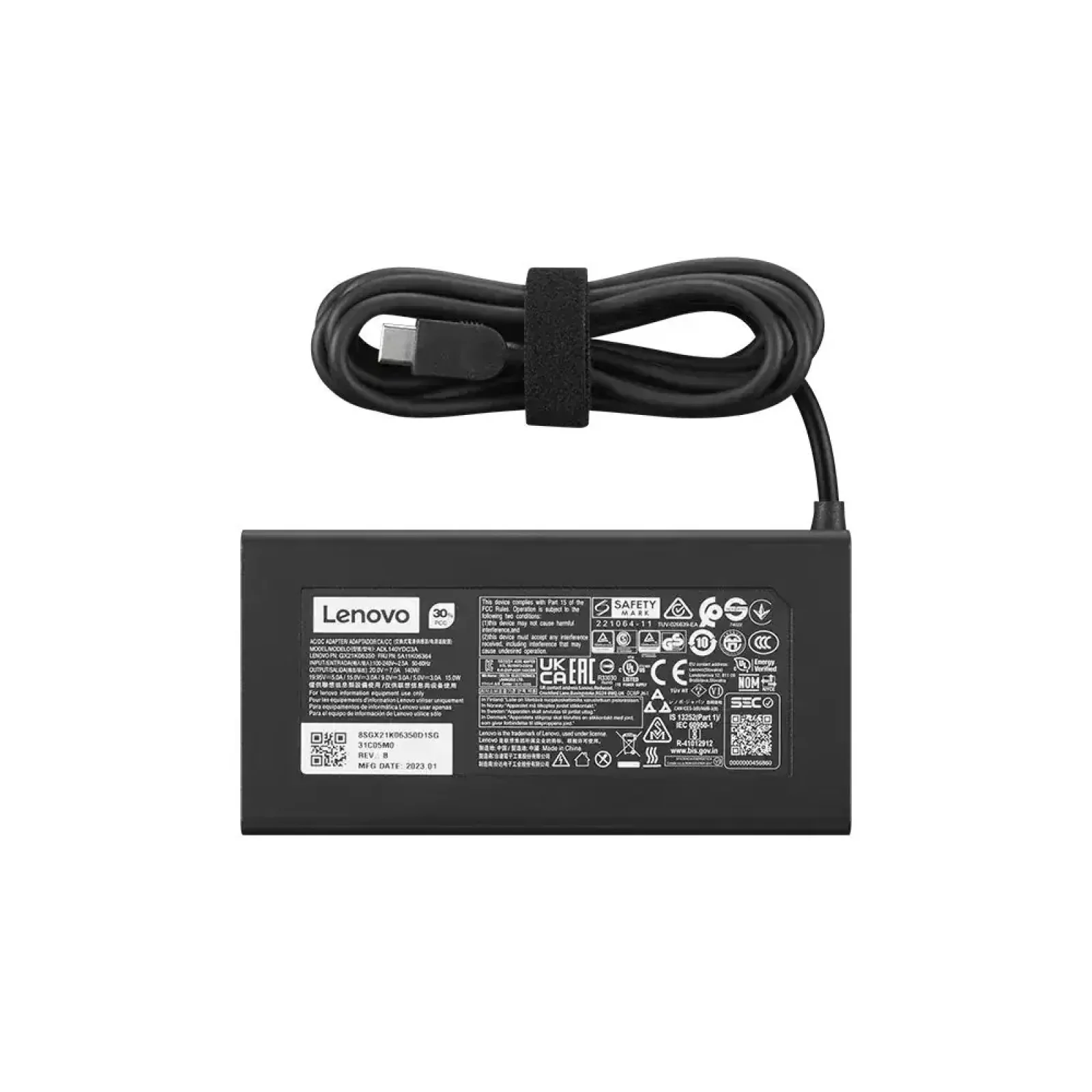 Блок живлення Lenovo Legion Slim 140W AC Adapter ( USB-C) Legion Slim 140W AC (USB-C) (GX21M50626) UA