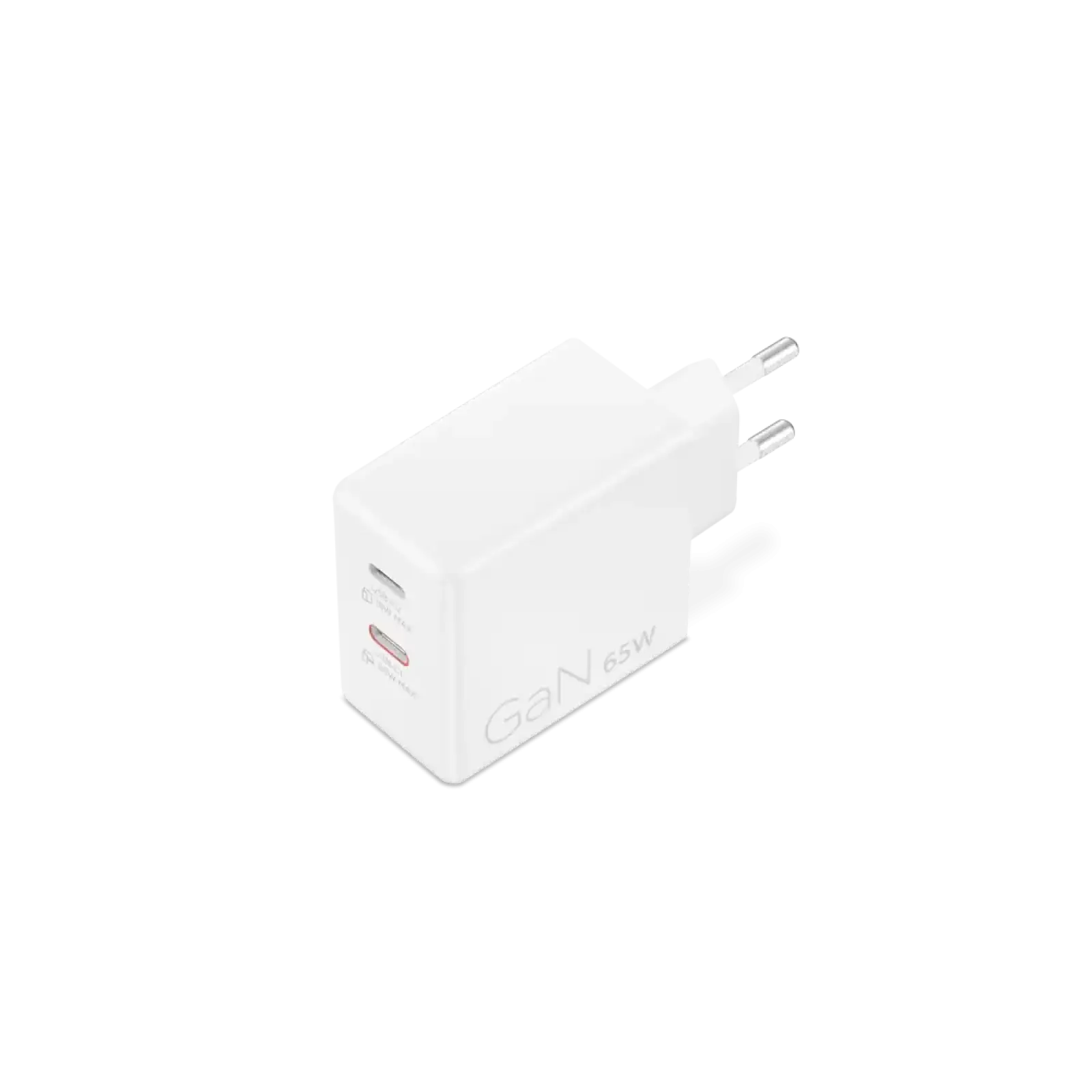 Адаптер живлення Lenovo Dual USB-C 65W GaN Charger White G0A6065WEU UA