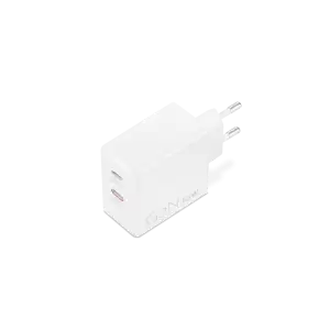Адаптер живлення Lenovo Dual USB-C 65W GaN Charger White G0A6065WEU UA