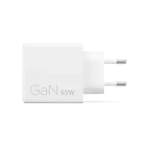 Адаптер живлення Lenovo Dual USB-C 65W GaN Charger White G0A6065WEU UA