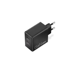 Адаптер живлення Lenovo Dual USB-C 65W GaN Charger 40AW065BEU UA
