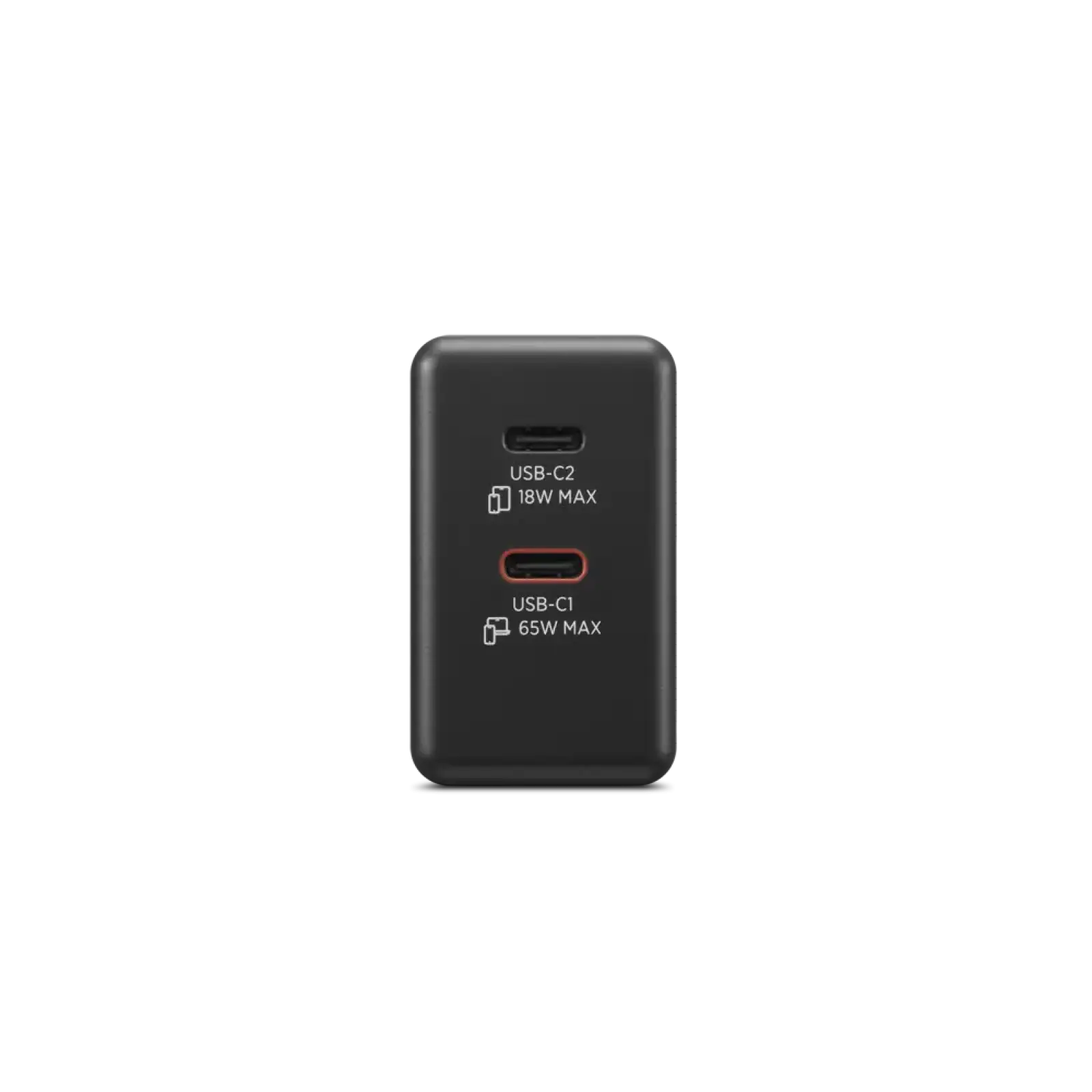Адаптер живлення Lenovo Dual USB-C 65W GaN Charger 40AW065BEU UA