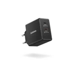 Адаптер живлення Lenovo Dual USB-C 65W GaN Charger 40AW065BEU UA