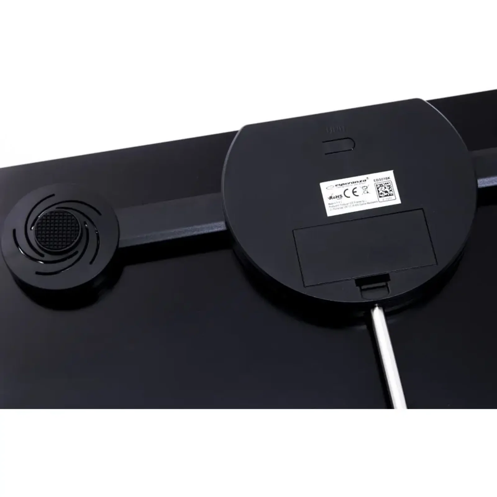 Весы напольные ESPERANZA діагностичні 8в1, технологія BIA (B ioelectrical Impedance Analysis), Black EBS016K UA