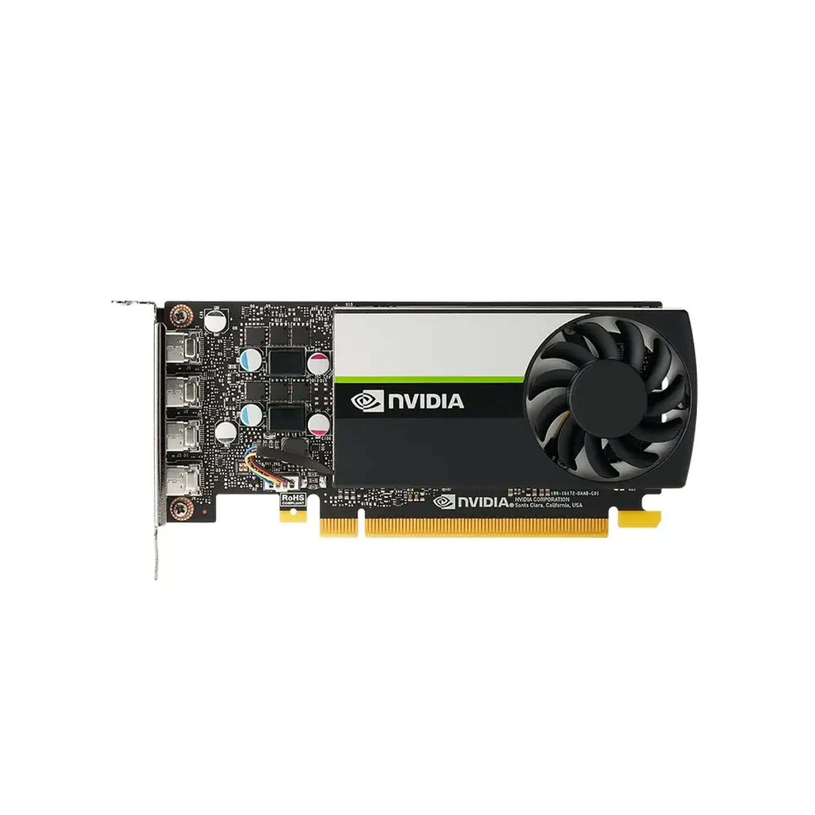 Відеокарта PNY NVIDIA TURING 896 CUDA cores 4G D6 4mDP OEM QUADRO T1000 4GB 4mDP (VCNT1000-SB) UA