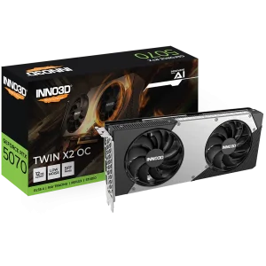 Відеокарта Inno3D NVIDIAINNO3D GEFORCE RTX 5070 12 2GB OC INNO3D RTX 5070 12GB OC (N50702-12D7X-195064N) UA