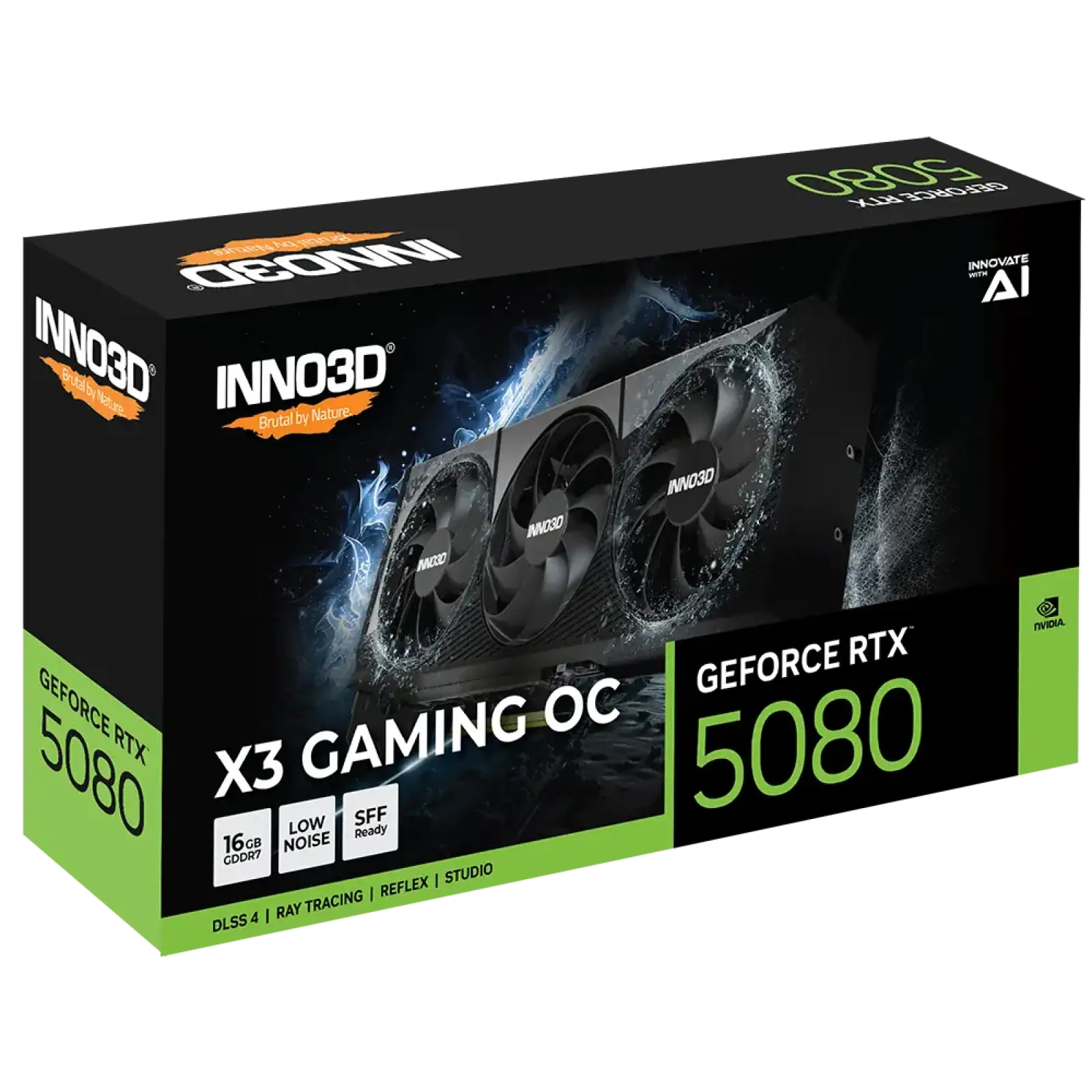 Видеокарта INNO3D GeForce RTX 5080 X3 GAMING OC 16GB (G50803-16D7X-17603930) UA