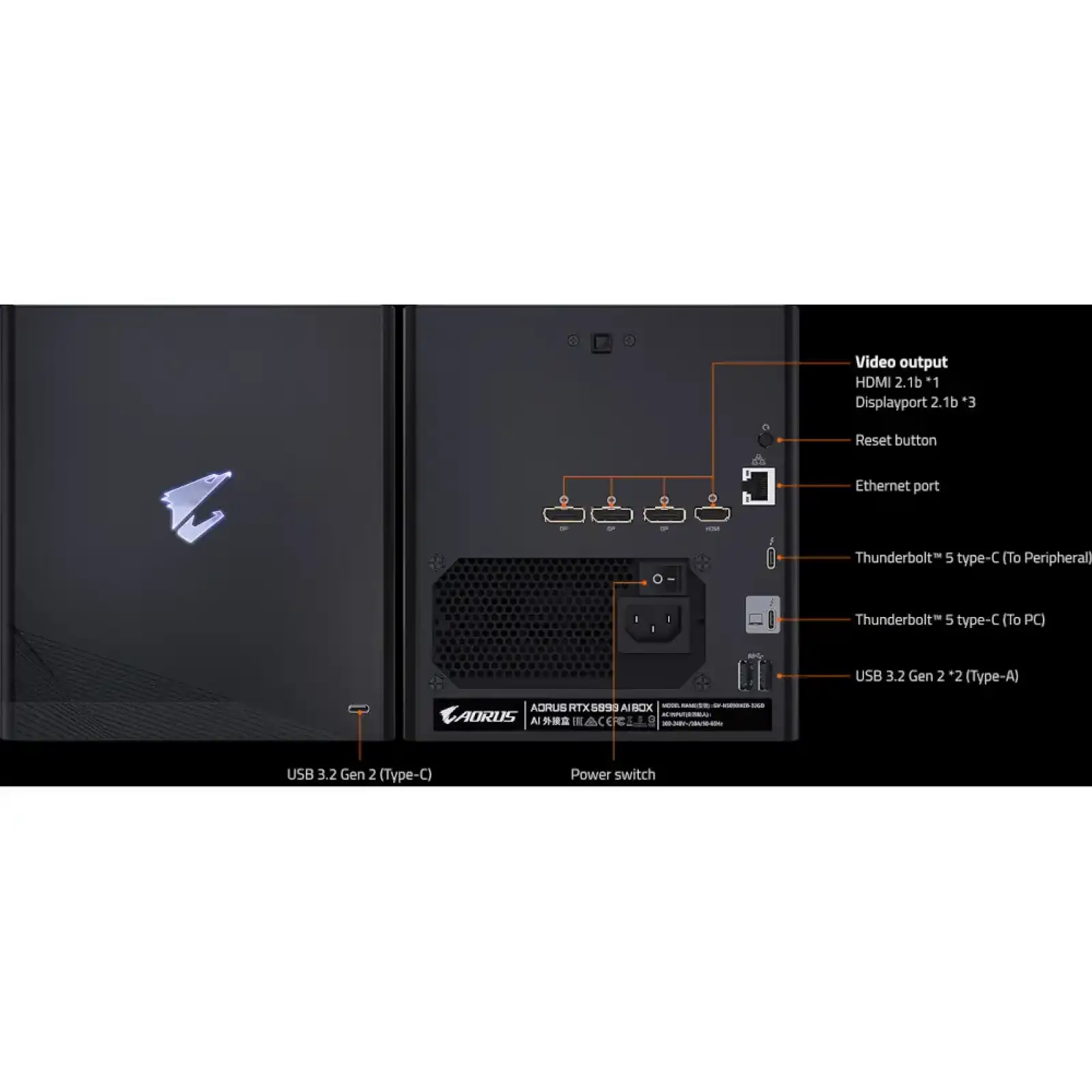 Відеокарта GIGABYTE NVIDIA GV-N5090IXEB-32GD UA
