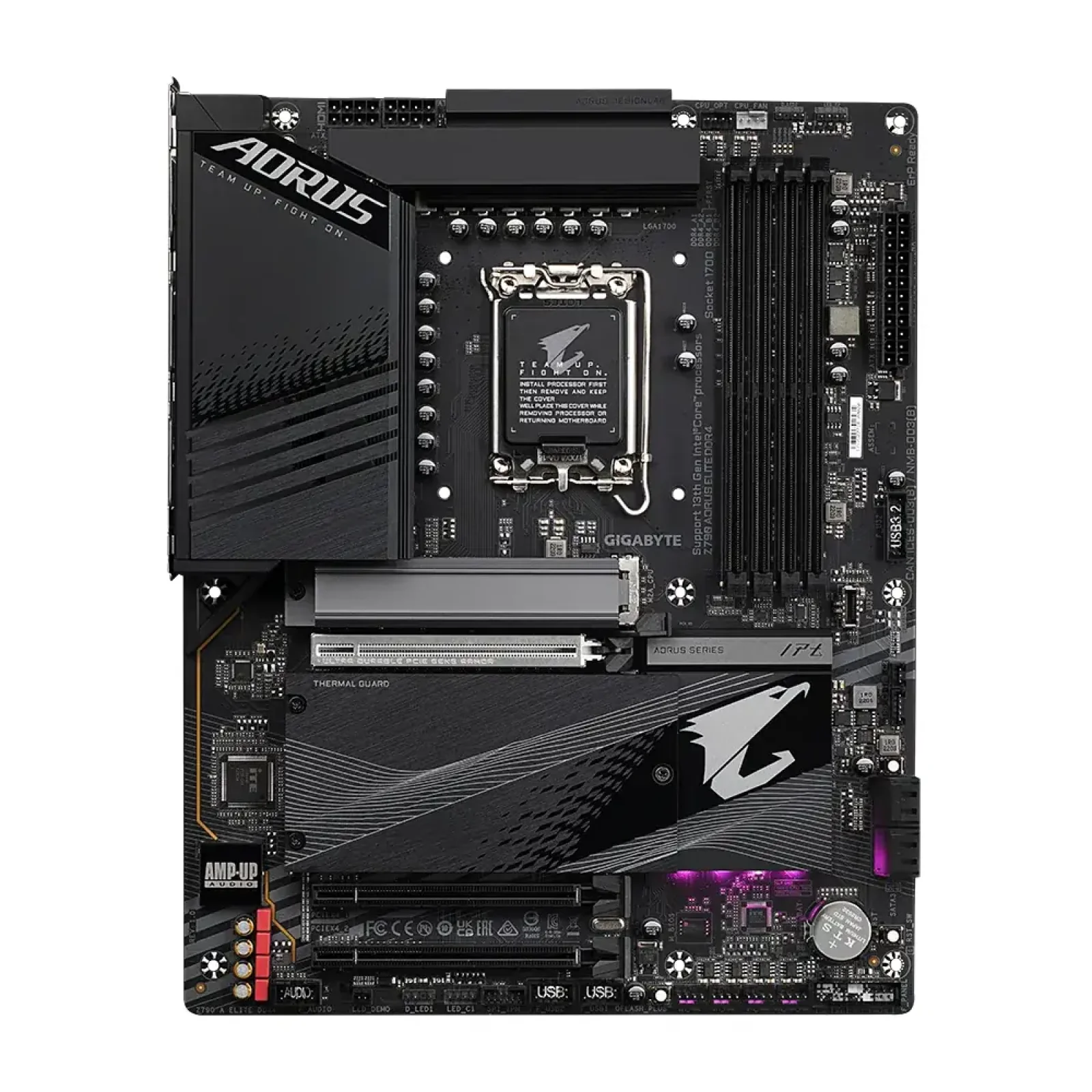 Материнская плата Gigabyte s1700 Intel Z790 HDMI 4xM.2 2.5G bE LAN ATX Z790 AORUS ELITE DDR4 UA