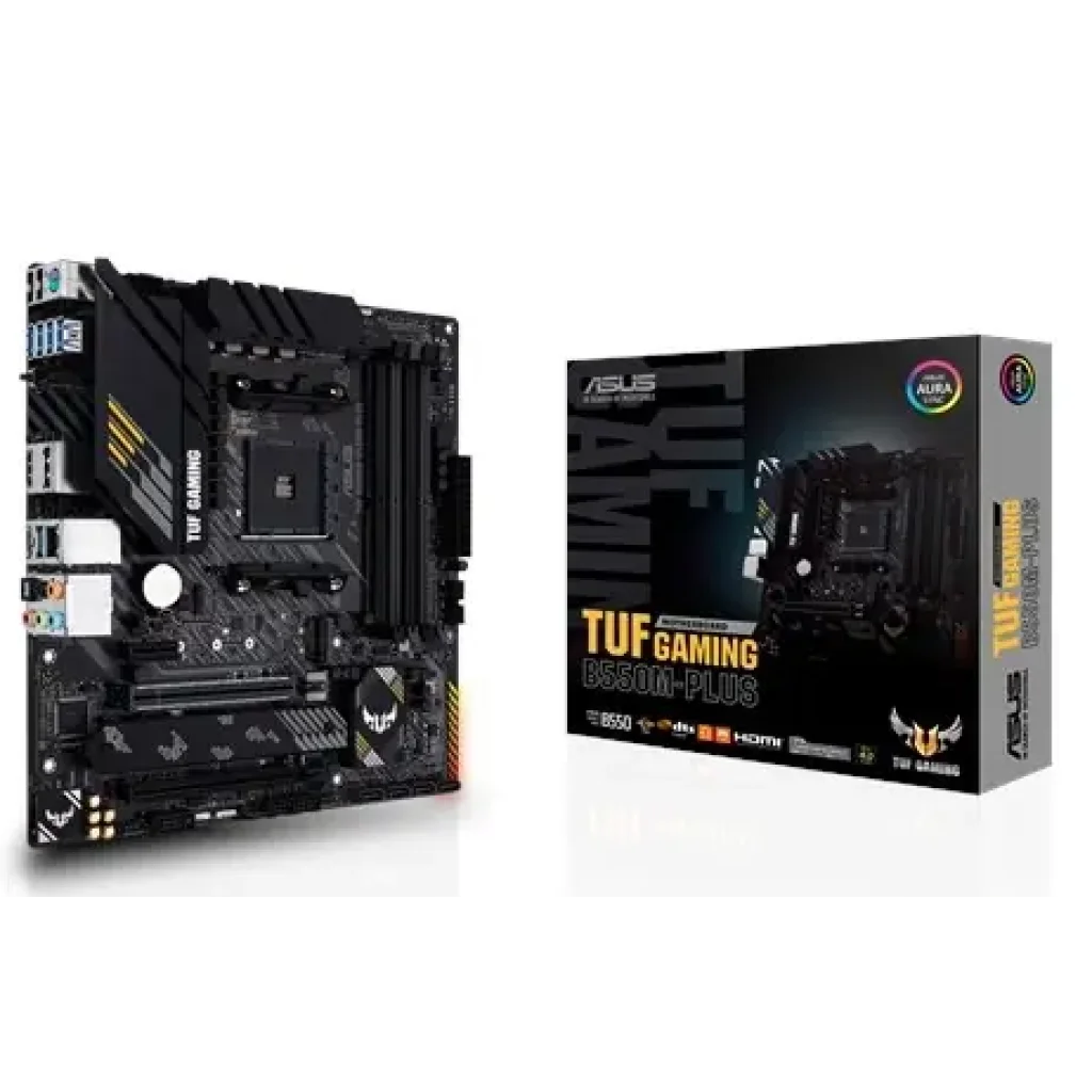 Материнська плата ASUS sAM4 4DDR4/ HDMI/DP/3PCIe/2xM.2 TUF GAMING B550M-PLUS UA