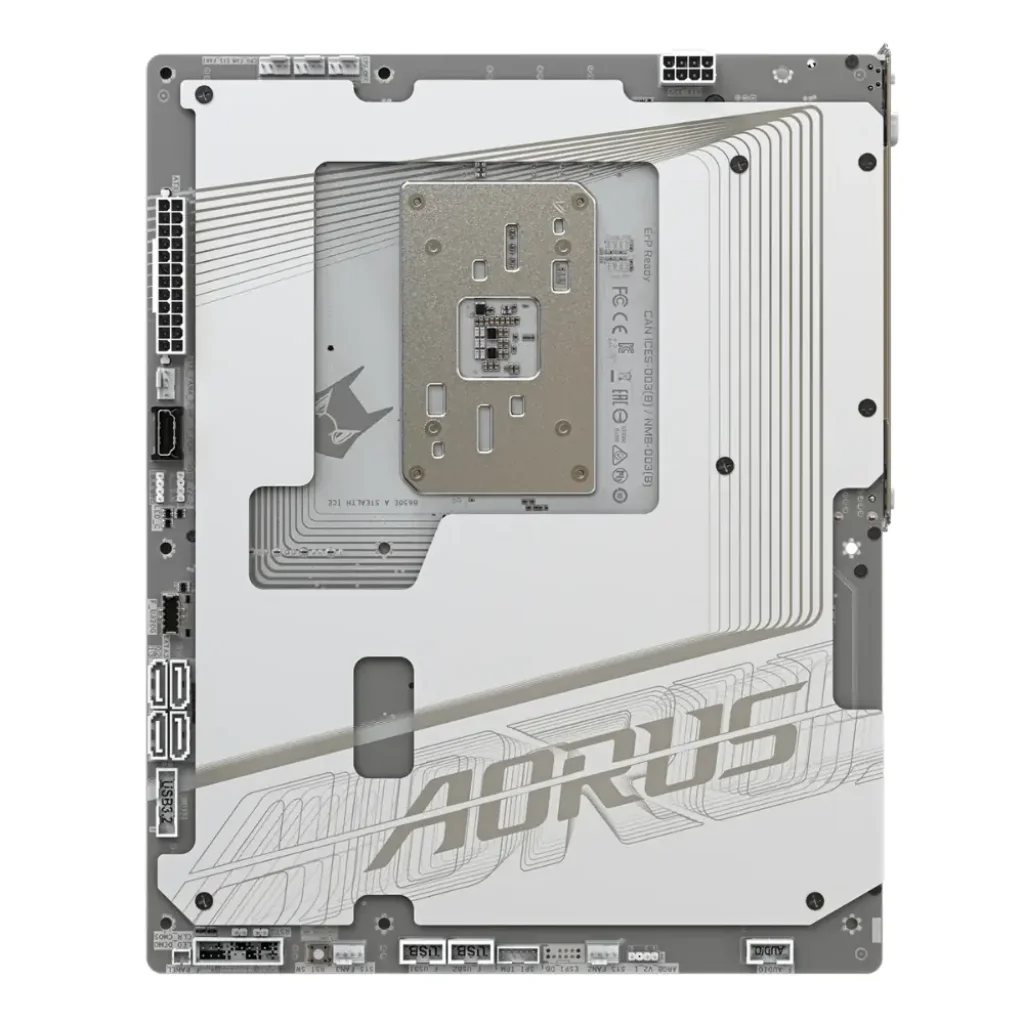 Материнська плата Gigabyte sAM5 AMD B650 DP(USB-C)/2xHDMI 3 xM.2 2.5GbE LAN ATX B650E AORUS STEALTH ICE UA