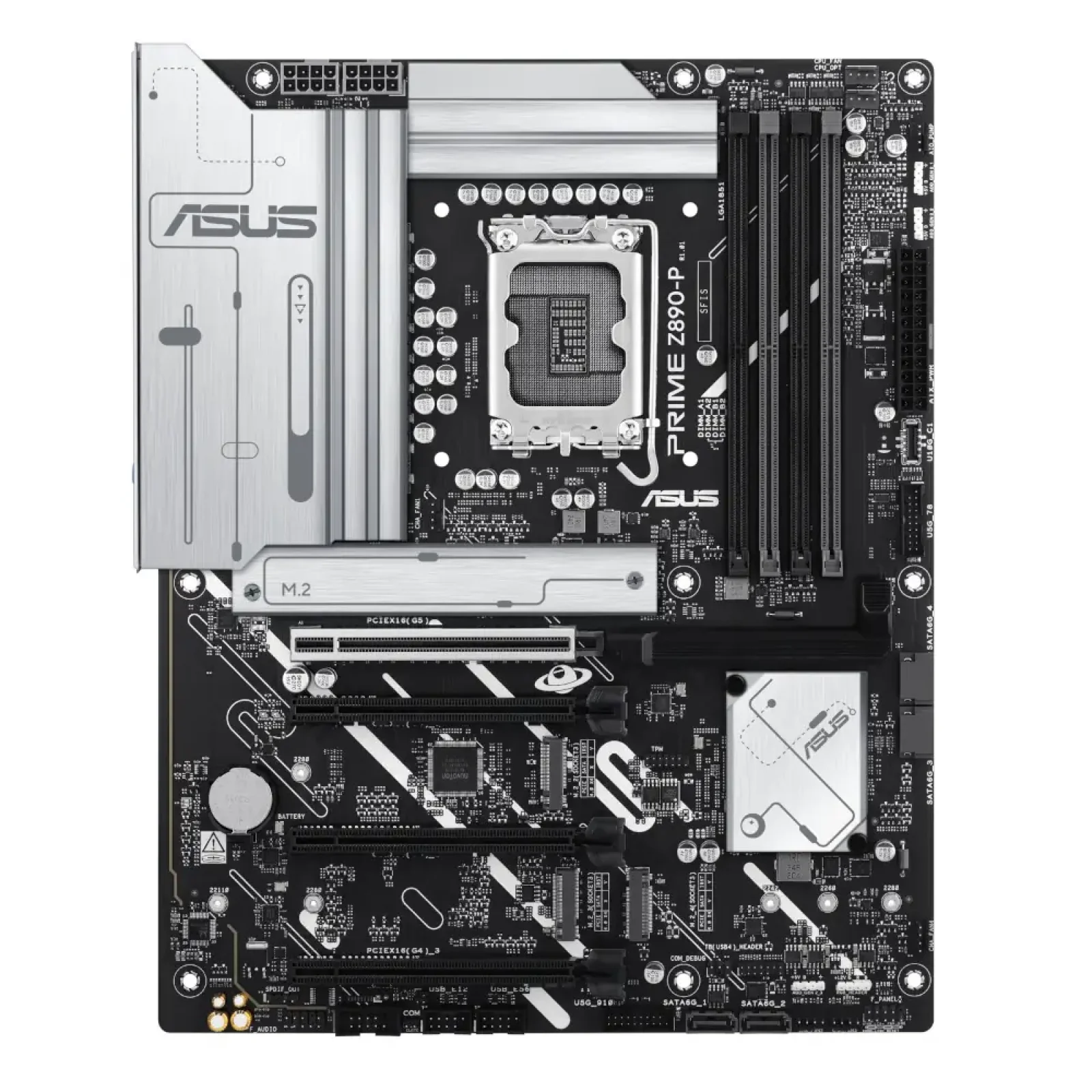 Материнська плата ASUS s1851 4DDR5/HDMI/DP/USB4/4PCIe/4 M.2/4SATA/LAN2.5Gb PRIME Z890-P UA