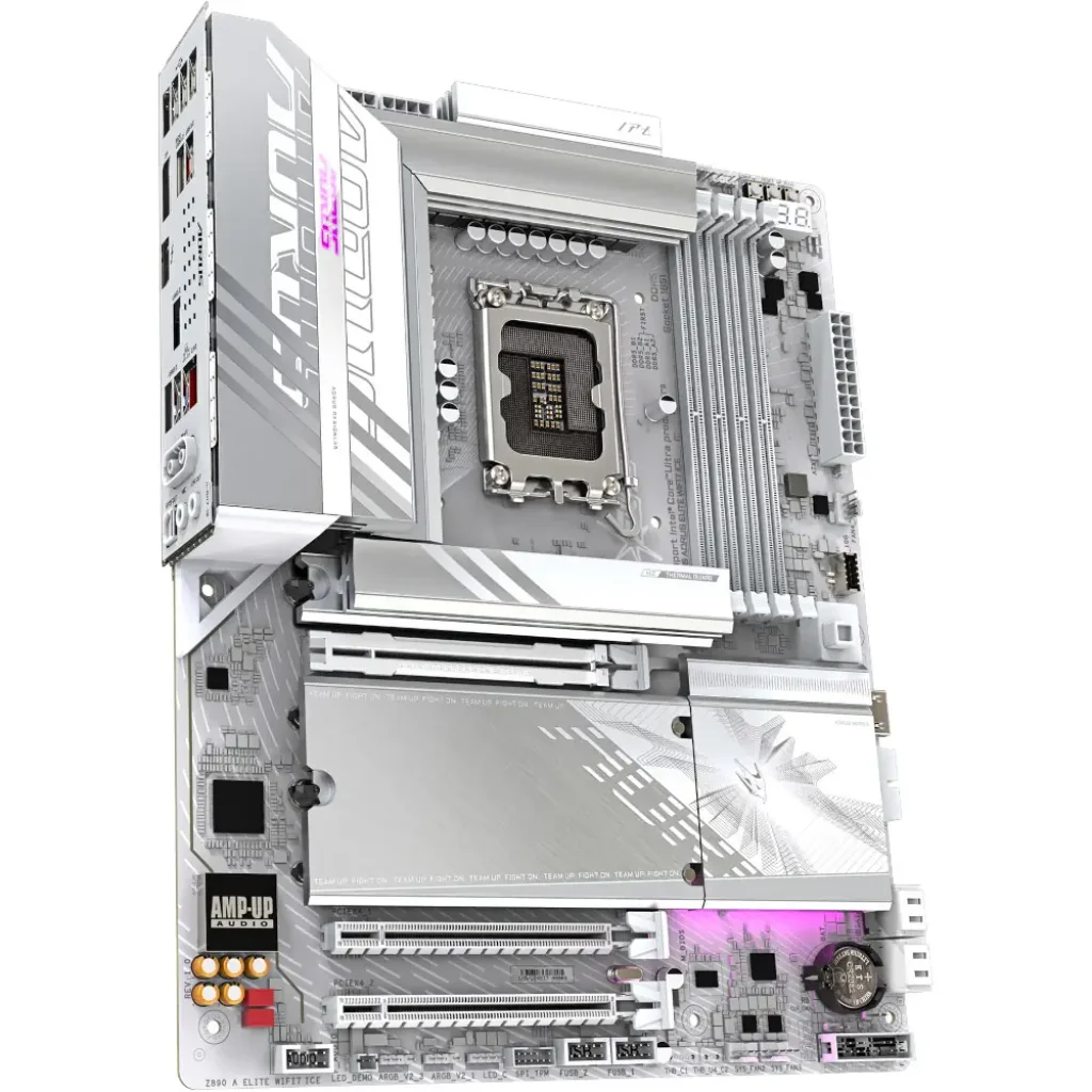 Материнська плата Gigabyte s1851 Intel Z890 HDMI/DP/TB4(USB 4-C) 4xM.2 2.5GbE LAN ATX Z890 AORUS ELITE WIFI7 ICE UA