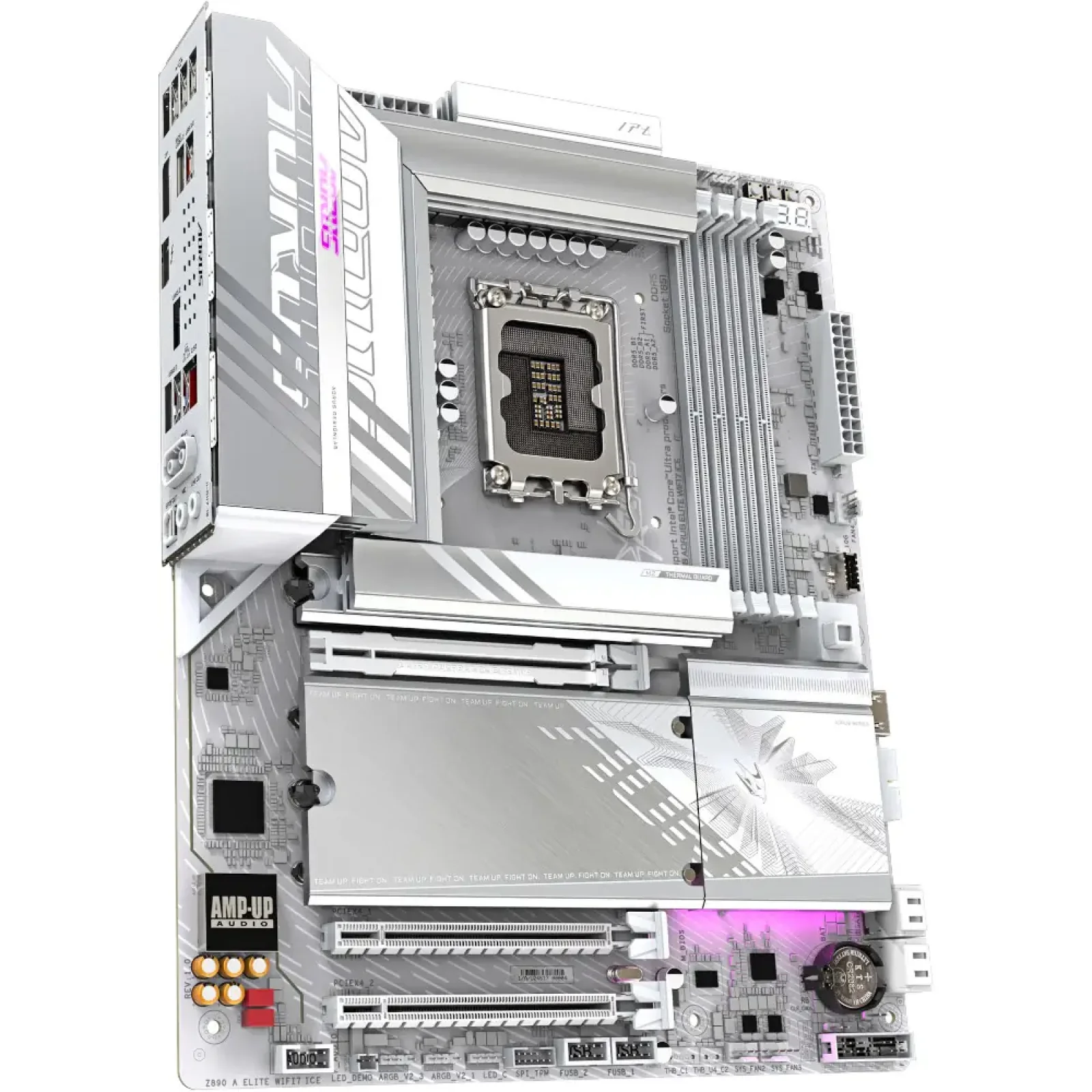 Материнська плата Gigabyte s1851 Intel Z890 HDMI/DP/TB4(USB 4-C) 4xM.2 2.5GbE LAN ATX Z890 AORUS ELITE WIFI7 ICE UA