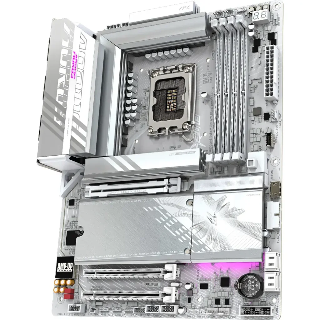 Материнська плата Gigabyte s1851 Intel Z890 HDMI/DP/TB4(USB 4-C) 4xM.2 2.5GbE LAN ATX Z890 AORUS ELITE WIFI7 ICE UA