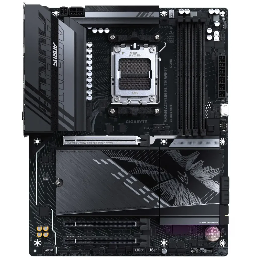 Материнська плата GIGABYTE sAM5 AMD B850 DP/HDMI 3xM.2 2.5 GbE LAN ATX B850 AORUS ELITE WIFI7 UA