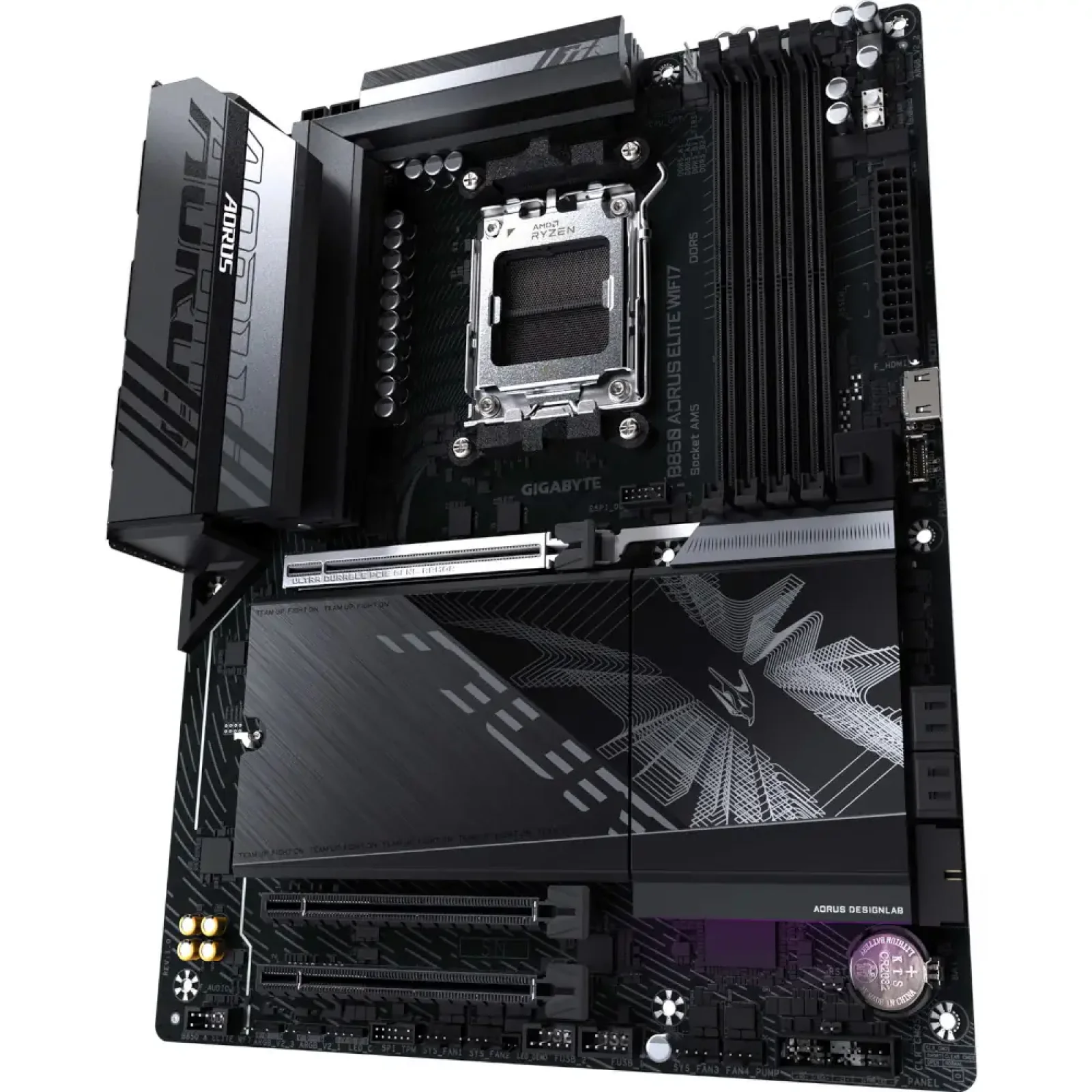 Материнська плата GIGABYTE sAM5 AMD B850 DP/HDMI 3xM.2 2.5 GbE LAN ATX B850 AORUS ELITE WIFI7 UA