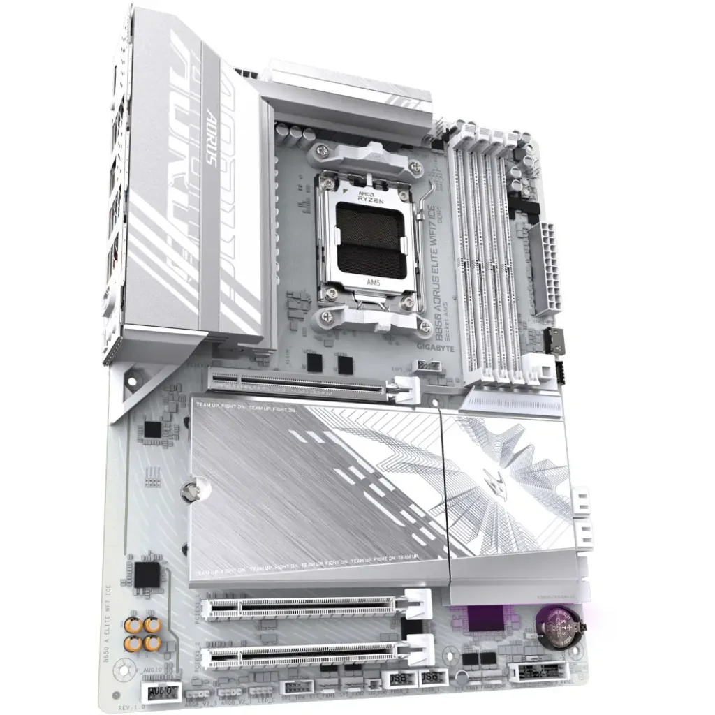 Материнськая плата GIGABYTE sAM5 AMD B850 DP/HDMI 3xM.2 2.5 GbE LAN ATX B850 AORUS ELITE WIFI7 ICE UA