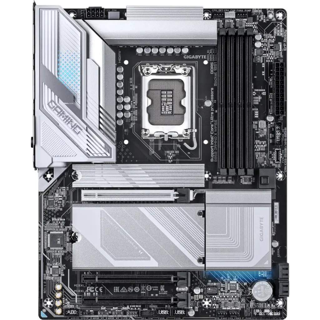 Материнська плата Gigabyte s1851 Intel B860 DP/HDMI/USB4-C 3xM.2 2.5GbE LAN ATX B860 GAMING X WIFI6E UA