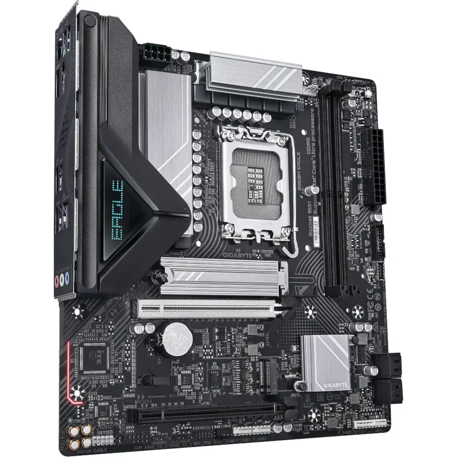 Материнская плата Gigabyte s1851 Intel B860 DP/HDMI 2xM.2 2.5GbE LAN mATX B860M EAGLE UA
