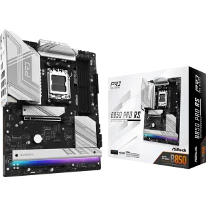 Материнська плата ASROCK sAM5 AMD B850 4xDDR5 HDMI/USB3.2 4xM.2 2.5GbE LAN ATX B850 PRO RS UA