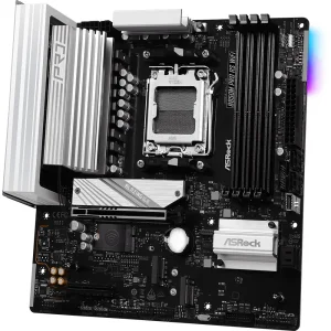 Материнська плата ASROCK sAM5 AMD B850 4xDDR5 HDMI/DP 3xM .2 2.5GbE LAN mATX B850M PRO RS WIFI UA