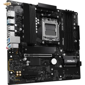 Материнська плата ASROCK sAM5 AMD B850 4xDDR5 HDMI/DP 3xM .2 2.5GbE LAN mATX B850M PRO-A WIFI UA
