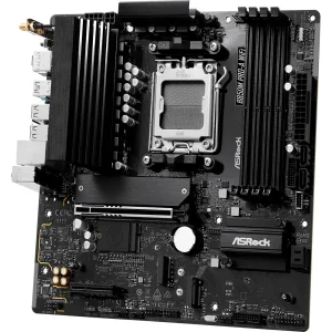 Материнська плата ASROCK sAM5 AMD B850 4xDDR5 HDMI/DP 3xM .2 2.5GbE LAN mATX B850M PRO-A WIFI UA