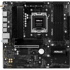 Материнська плата ASROCK sAM5 AMD B850 4xDDR5 HDMI/DP 3xM .2 2.5GbE LAN mATX B850M PRO-A WIFI UA
