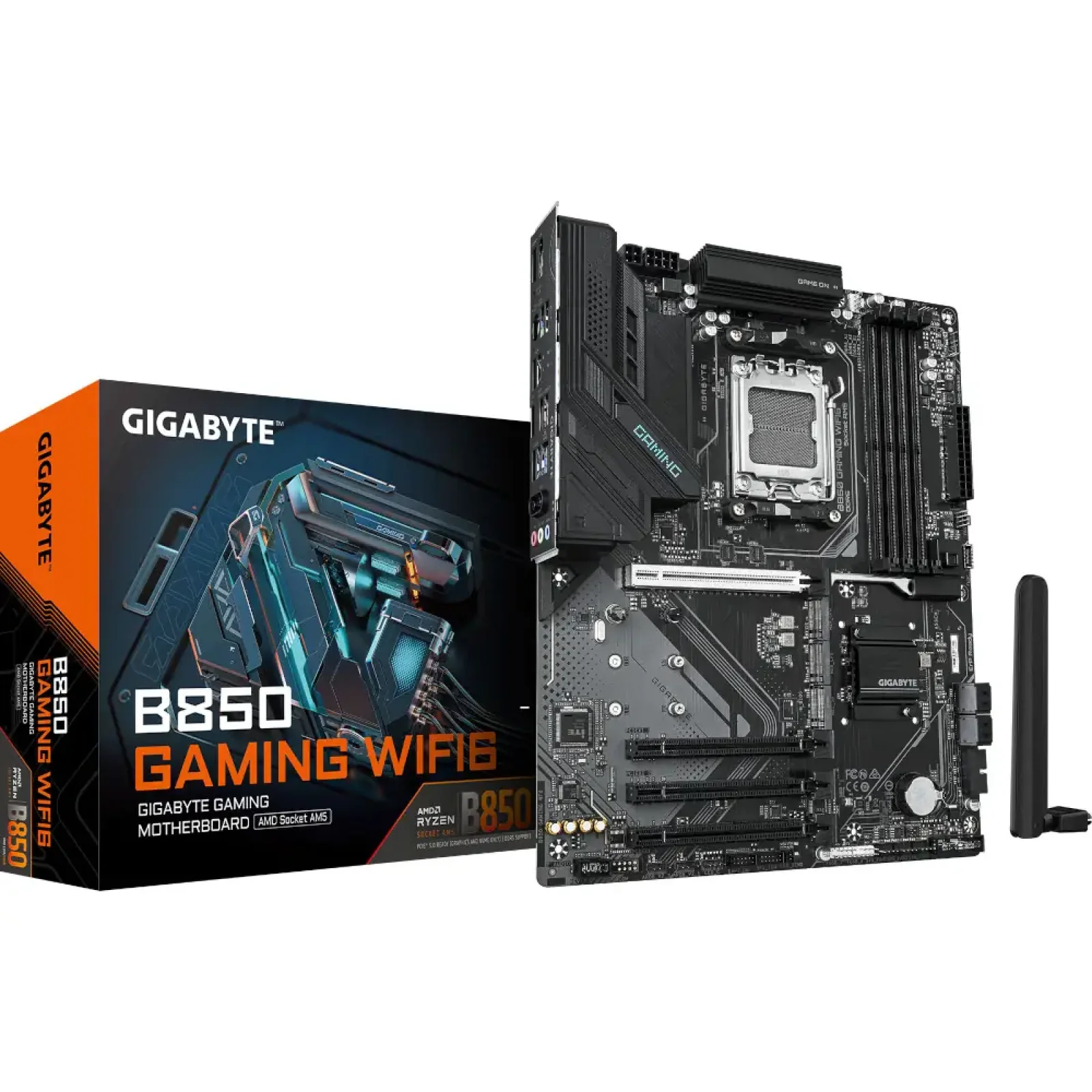 Материнська плата GIGABYTE sAM5 AMD B850 HDMI/DP 3xM.2 GbE LAN ATX B850 GAMING WIFI6 UA