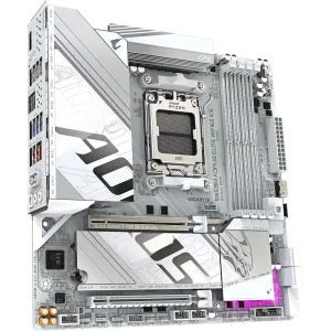 Материнська плата GIGABYTE sAM5 AMD B850 HDMI/DP 2xM.2 2.5G bE LAN mATX B850M AORUS ELITE WIFI6E ICE UA