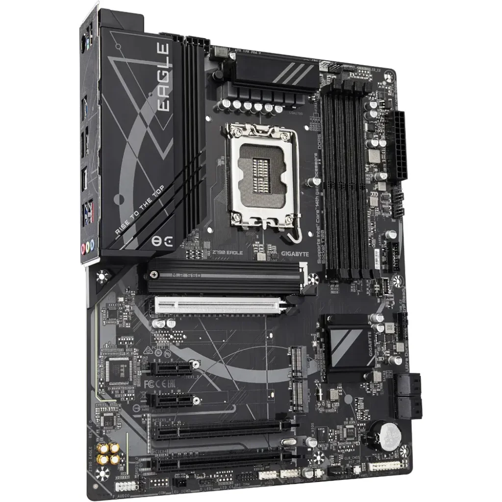 Материнська плата Gigabyte s1700 Intel Z790 DP/HDMI 4xDDR5 3xM.2 2.5GbE LAN ATX Z790 EAGLE UA