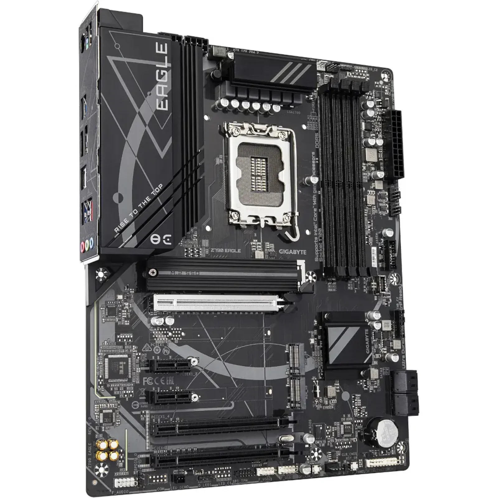 Материнська плата Gigabyte s1700 Intel Z790 DP/HDMI 4xDDR5 3xM.2 2.5GbE LAN ATX Z790 EAGLE UA