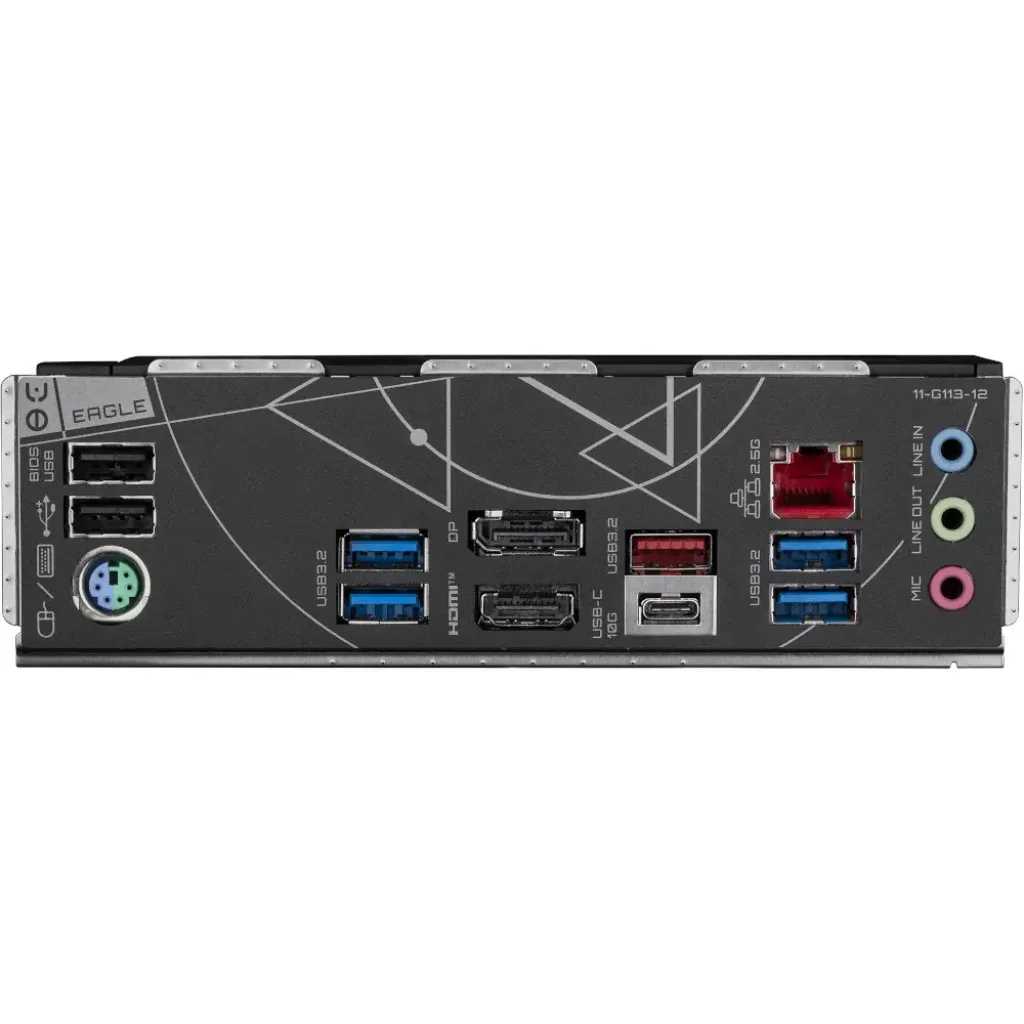 Материнська плата Gigabyte s1700 Intel Z790 DP/HDMI 4xDDR5 3xM.2 2.5GbE LAN ATX Z790 EAGLE UA