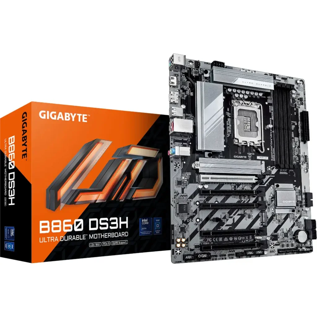 Материнська плата Gigabyte s1851 Intel B860 DP/HDMI 4xDDR5 2xM.2 2.5GbE LAN mATX B860 DS3H UA