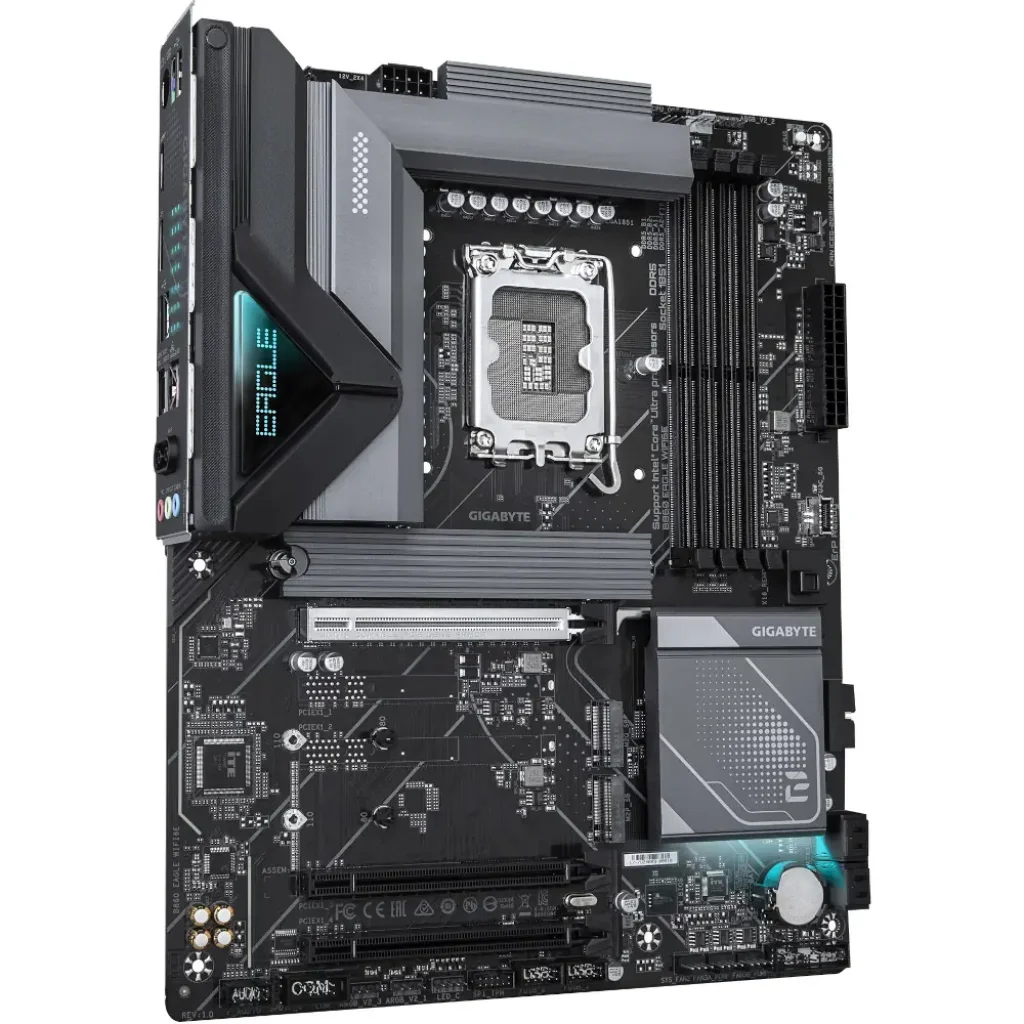Материнська плата Gigabyte s1851 Intel B860 DP/HDMI 3xM.2 2.5GbE LAN ATX B860 EAGLE WIFI6E UA