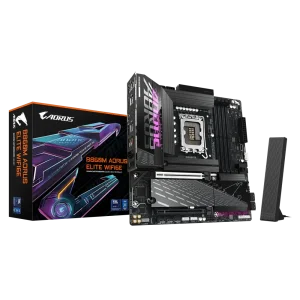 Материнська плата Gigabyte s1851 Intel B860 DP/2хHDMI/USB4- C 3xM.2 2.5GbE LAN mATX B860M AORUS ELITE WIFI6E UA