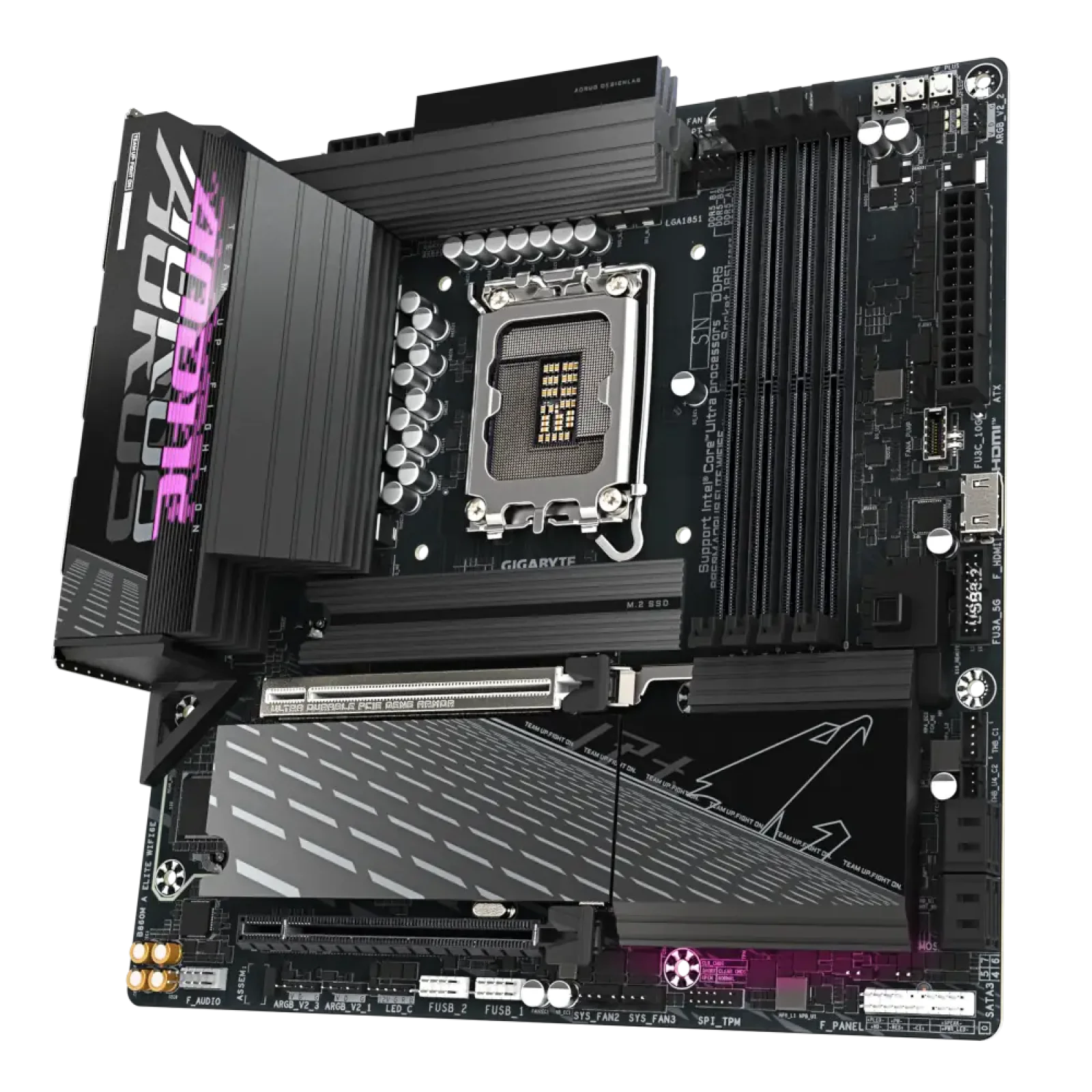Материнская плата Gigabyte s1851 Intel B860 DP/2хHDMI/USB4- C 3xM.2 2.5GbE LAN mATX B860M AORUS ELITE WIFI6E UA