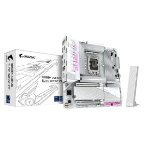Материнська плата Gigabyte s1851 Intel B860 DP/2xHDMI/USB4- С 3xM.2 2.5GbE LAN mATX B860M AORUS ELITE WIFI6E ICE UA