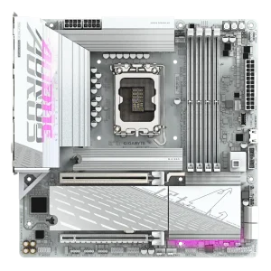 Материнська плата Gigabyte s1851 Intel B860 DP/2xHDMI/USB4- С 3xM.2 2.5GbE LAN mATX B860M AORUS ELITE WIFI6E ICE UA