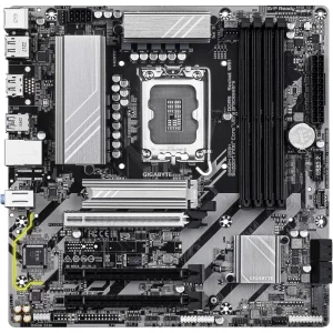 Материнська плата Gigabyte s1851 Intel B860 2xDP/HDMI 2xM. 2 2.5GbE LAN mATX B860M DS3H UA