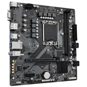 Материнська плата GIGABYTE s1700 Intel B760 HDMI/DP/VGA 2xD DR5 2xM.2 GbE LAN mATX B760M E UA