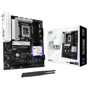 Материнська плата ASROCK s1851 Intel B860 4xDDR5 DP/HDMI 4xM.2 2.5GbE LAN ATX B860 PRO RS WIFI UA