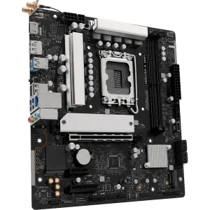 Материнська плата ASROCK s1851 Intel B860 2xDDR5 DP/HDMI 3xM.2 2.5GbE LAN mATX B860M-X WIFI UA