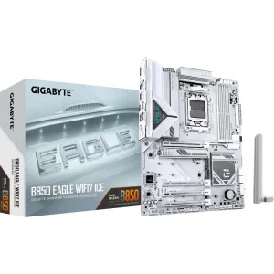 Материнськая плата GIGABYTE sAM5 AMD B850 DP/HDMI 3xM.2 2.5G bE LAN ATX B850 EAGLE WIFI7 ICE UA