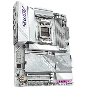 Материнськая плата GIGABYTE sAM5 AMD X870E HDMI/USB4(DP) 4x M.2 2.5GbE LAN ATX X870E AORUS ELITE WIFI7 ICE UA